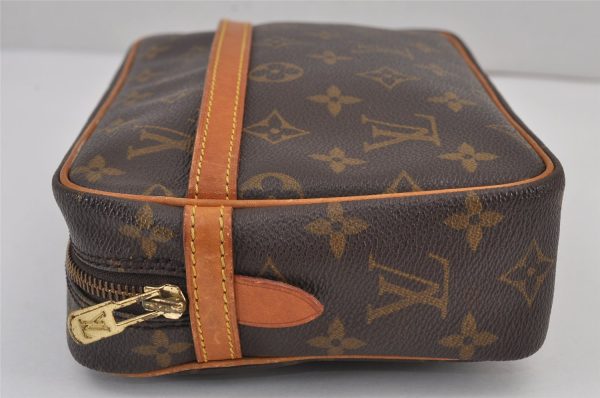 Authentic Louis Vuitton Monogram Compiegne 23 Clutch Hand Bag M51847 LV 8771J Online now