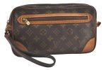 Authentic Louis Vuitton Monogram Marly Dragonne Clutch Hand Bag Old Model 8912J For Discount