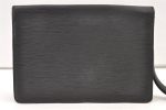 Auth Louis Vuitton Epi Pochette Sellier Dragonne Clutch Bag M52612 Black 0889K Supply