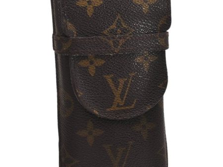 Authentic Louis Vuitton Monogram Etui Lunette Rabat Glasses Case M62970 LV 0033K Supply