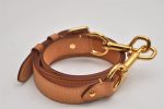 Authentic Louis Vuitton Leather Shoulder Strap Beige 35.4-39.4  LV Box 8721J For Sale