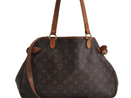 Auth Louis Vuitton Monogram Batignolles Horizontal Tote Bag M51154 Junk 0660K Sale