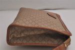 Authentic CELINE Macadam Blason Pattern Clutch Hand Bag PVC Leather Beige 0629K Fashion