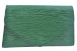 Authentic Louis Vuitton Epi Arts Deco PM Clutch Hand Bag Green M52634 LV K9951 Supply