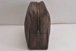 Auth Louis Vuitton Monogram Trousse Toilette 28 Clutch Hand Bag Old Model 0293K Sale