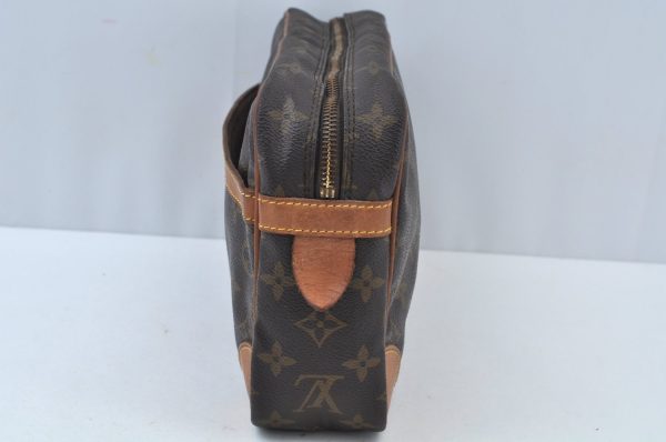 Authentic Louis Vuitton Monogram Compiegne 28 Clutch Hand Bag M51845 LV K9781 Hot on Sale