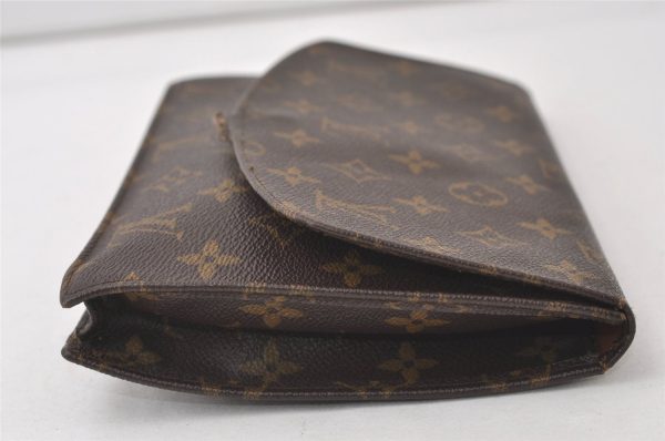 Authentic Louis Vuitton Monogram Pochette Rabat Clutch Bag Old Model LV 9780J For Cheap