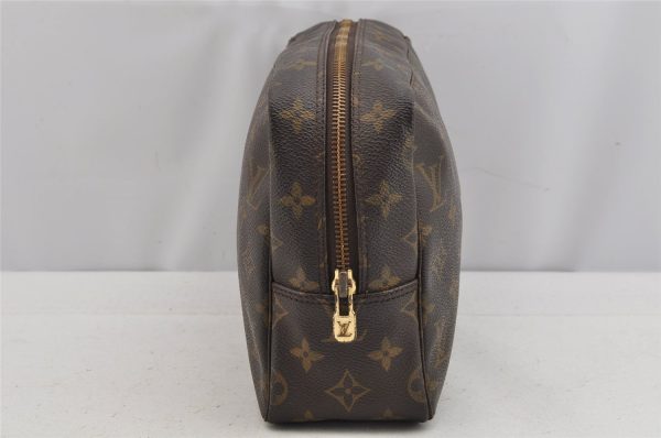 Auth Louis Vuitton Monogram Trousse Toilette 28 Clutch Hand Bag M47522 LV 9449J Online Sale