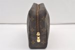 Auth Louis Vuitton Monogram Trousse Toilette 23 Clutch Hand Bag M47524 LV 9342J Sale