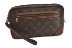 Authentic Louis Vuitton Monogram Marly Dragonne GM M51825 Clutch Hand Bag 5785J For Discount