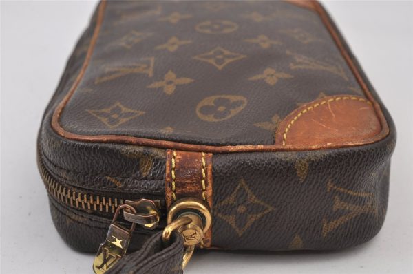 Authentic Louis Vuitton Monogram Marly Dragonne PM M51827 Clutch Hand Bag 1237K Cheap