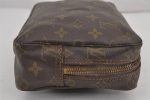 Auth Louis Vuitton Monogram Trousse Toilette 23 Clutch Bag Old Model Junk 9090J Discount