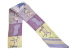 Authentic HERMES Twilly Scarf  Couvertures Nouvelles  Silk Light Purple 9140J Online Hot Sale