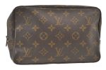 Auth Louis Vuitton Monogram Trousse Toilette 23 Clutch Bag Old Model Junk 9560J Online Hot Sale