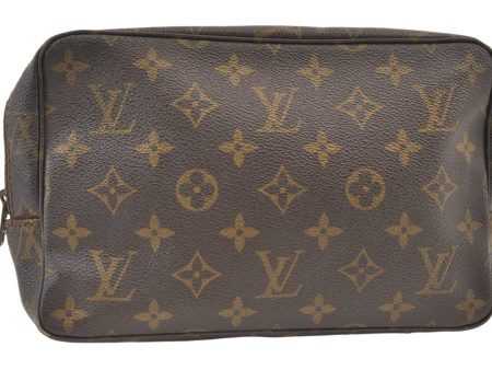 Auth Louis Vuitton Monogram Trousse Toilette 23 Clutch Bag Old Model Junk 9560J Online Hot Sale