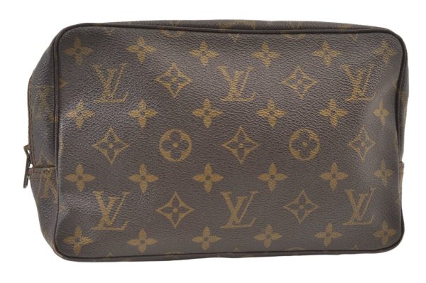 Auth Louis Vuitton Monogram Trousse Toilette 23 Clutch Bag Old Model Junk 9560J Online Hot Sale