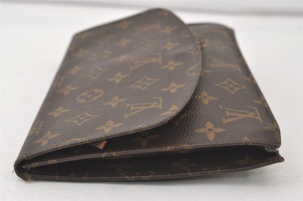 Authentic Louis Vuitton Monogram Pochette Rabat Clutch Bag Old Model LV 9780J For Cheap