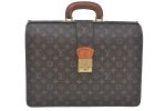 Authentic Louis Vuitton Monogram Serviette Fermoir Briefcase M53305 LV K9575 Online now