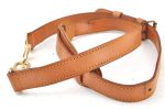 Authentic Louis Vuitton Leather Shoulder Strap Beige 27.6-34.3  LV K8921 Online now