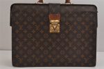 Authentic Louis Vuitton Monogram Serviette Fermoir Briefcase M53305 LV 6210J Online Hot Sale