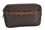 Authentic Louis Vuitton Monogram Compiegne 28 Clutch Hand Bag M51845 Junk 5800J For Cheap