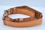 Authentic Louis Vuitton Leather Shoulder Strap Beige 34.6-41.7  LV K8932 Cheap