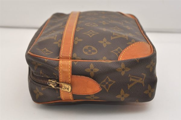 Authentic Louis Vuitton Monogram Compiegne 28 Clutch Hand Bag M51845 LV 6089J Fashion