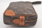 Authentic Louis Vuitton Monogram Marly Dragonne PM M51827 Clutch Hand Bag 9036J For Sale