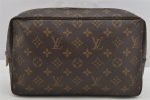 Auth Louis Vuitton Monogram Trousse Toilette 28 Clutch Hand Bag M47522 LV 9449J Online Sale