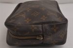 Auth Louis Vuitton Monogram Trousse Toilette 23 Clutch Bag M47524 LV Junk 9884J Sale