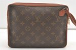 Authentic Louis Vuitton Monogram Pochette Sport Clutch Hand Bag Old Model 0353K Online Hot Sale