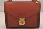 Auth Louis Vuitton Epi Monceau 2Way Shoulder Hand Bag Brown M52123 LV Junk 5752J Discount