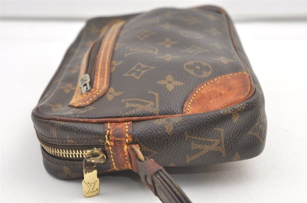 Authentic Louis Vuitton Monogram Marly Dragonne GM M51825 Clutch Hand Bag 0427K For Cheap