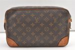 Authentic Louis Vuitton Monogram Compiegne 28 Clutch Hand Bag M51845 LV 0259K For Discount