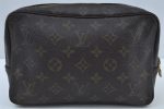 Auth Louis Vuitton Monogram Trousse Toilette 23 Clutch Hand Bag LV Junk K9742 Online Hot Sale