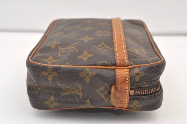 Authentic Louis Vuitton Monogram Compiegne 23 Clutch Hand Bag M51847 LV 9576J Cheap