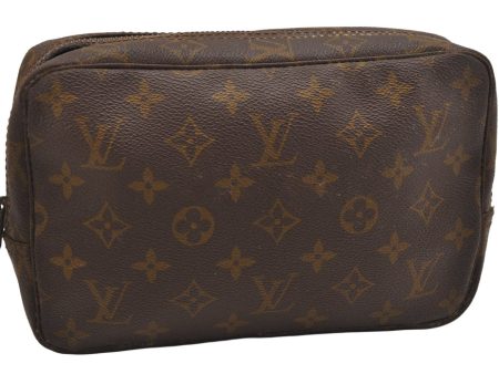 Auth Louis Vuitton Monogram Trousse Toilette 23 Clutch Hand Bag Old Model 1508K Online Sale