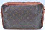 Auth Louis Vuitton Monogram Sac Bandouliere 30 Clutch Bag Old Model Junk K8166 Fashion