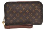 Authentic Louis Vuitton Monogram Orsay Clutch Hand Bag Purse M51790 LV 9699J Online Hot Sale