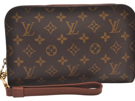 Authentic Louis Vuitton Monogram Orsay Clutch Hand Bag Purse M51790 LV 9699J Online Hot Sale