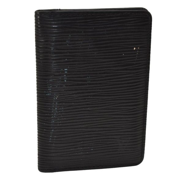 Authentic Louis Vuitton Epi Organizer De Poche Pass Case Black M63582 LV 8395J Online Hot Sale