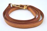 Authentic Louis Vuitton Leather Shoulder Strap Beige 47.2  LV K9829 Cheap