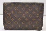 Authentic Louis Vuitton Monogram Pochette Rabat Clutch Bag Old Model LV 9780J For Cheap