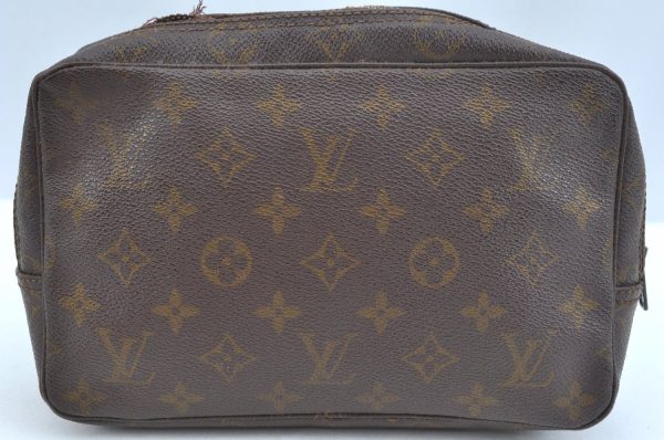 Auth Louis Vuitton Monogram Trousse Toilette 23 Clutch Bag Old Model Junk K9465 Online Hot Sale