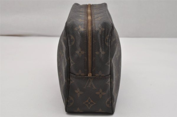 Auth Louis Vuitton Monogram Trousse Toilette 28 Clutch Bag M47522 Junk 0890K For Sale