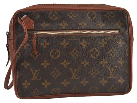 Authentic Louis Vuitton Monogram Pochette Sport Clutch Bag Old Model Junk 8257J Online Sale