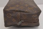 Auth Louis Vuitton Monogram Trousse Toilette 28 Clutch Bag Old Model Junk 6378J Online now