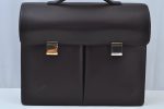 Authentic Louis Vuitton Taiga Serviette Kazan Briefcase Purple M30806 LV K9702 Sale