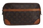 Authentic Louis Vuitton Monogram Compiegne 28 Clutch Hand Bag M51845 LV 7638J Supply