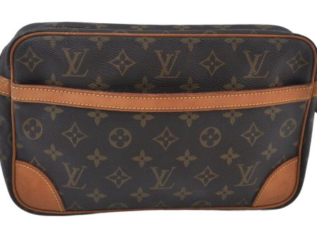 Authentic Louis Vuitton Monogram Compiegne 28 Clutch Hand Bag M51845 LV K9775 Hot on Sale